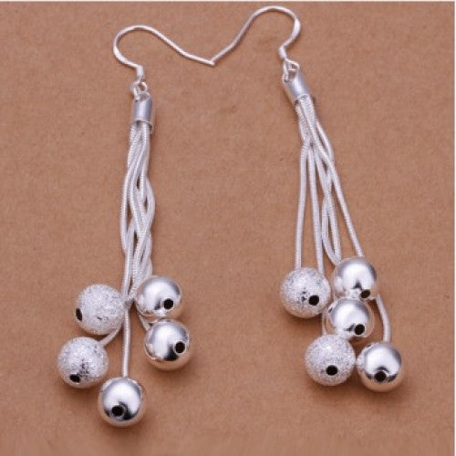 Earrings jewelry earrings for womens pendientes largos boucle d'oreille pendante fashion jewelry silver vintage water long drop